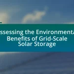 Assessing the Environmental Benefits of Grid-Scale Solar Storage