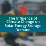 The Influence of Climate Change on Solar Energy Storage Demand